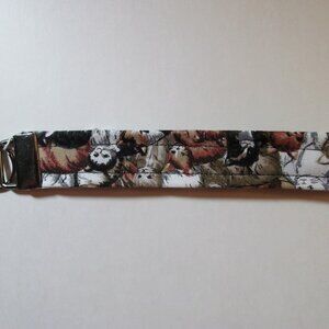 Cat Wristlet Strap Keychain #16112026